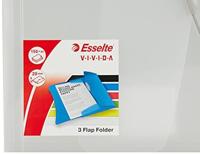 Elastomap Esselte Vivida A4 3 kleppen PP wit - thumbnail