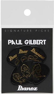 Ibanez B1000PG-BK Paul Gilbert Signature set van 6 plectrums - thumbnail