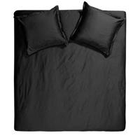 Cinderella dekbedovertrek Uni - zwart - 240x200/220 cm - Leen Bakker - thumbnail