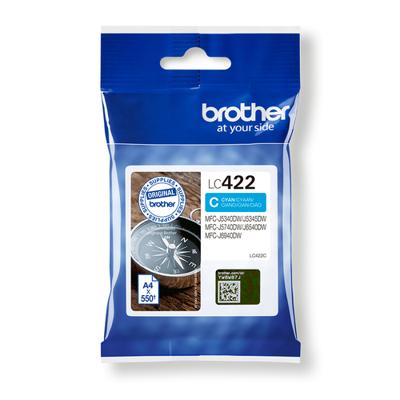 Inktcartridge Brother LC-422C blauw | 5 stuks Inktcartridge Brother LC-422C blauw | 5 stuks