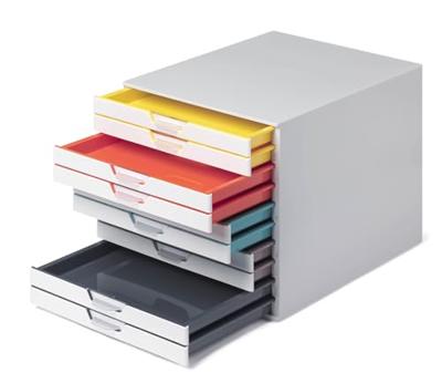 Durable VARICOLOR MIX 10 - 7630 763027 Ladebox Wit DIN A4, DIN C4, Folio, Letter Aantal lades: 10 - thumbnail