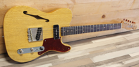 Fender Custom Shop Artisan Korina Telecaster, Rosewood Fingerboard, Aged Natural - thumbnail