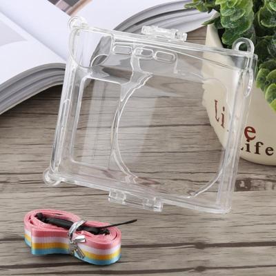 Beschermende Crystal Shell-hoes met riem voor FUJIFILM instax mini 90
