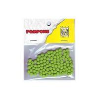 Nellie's Choice • pompoms mini 3mm 100stuks/pkg col. 11 lime green - thumbnail