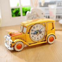 Multi-functionele originaliteit oldtimers Model aanwijzer wekker met Pen Container - thumbnail