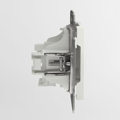 Schneider Electric EPH3270321D TV-doorvoercontactdoos Asfora Wit (RAL 9003) 1 stuk(s) - thumbnail