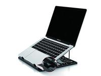 Conceptronic ERGO Laptop Cooling Stand 39,6 cm (15.6 ) Notebookstandaard Zwart - thumbnail