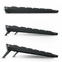 CHERRY STREAM ULTIMATE - Desktop set - Wireless - AZERTY - Black - thumbnail