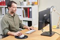 Muismat Nilox Zwart 25 x 22 cm - thumbnail