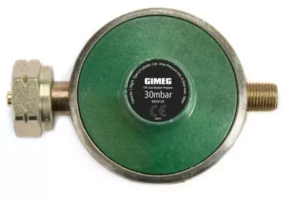 Gimeg gasdrukregelaar Universeel 30 mbar Kombi X 1/4 inch links