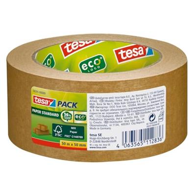 tesa STANDARD ecoLogo® 58291 Pakband Bruin (l x b) 50 m x 50 mm 1 stuk(s) tesa STANDARD ecoLogo® 58291 Pakband Bruin (l x b) 50 m x 50 mm 1 stuk(s)