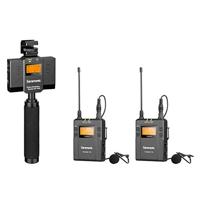 Saramonic UwMic9 Tx9+Tx9+Sprx9 Smartphone Uhf Wless Mic Sys - thumbnail