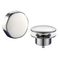 Knop/plug Badoverloop Wiesbaden Chroom - thumbnail