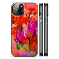 Kleurrijke Telefoonhoesje Apple iPhone 13 | iPhone 14 Tulips - thumbnail