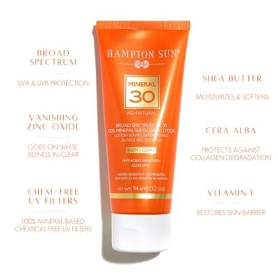 Hampton Sun Mineral Anti-Aging SPF30 Lotion