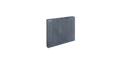 3 stuks! Blokjesband zwart 8x50x50 cm Gardenlux - Gardenlux