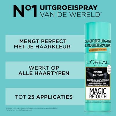 L'Oréal Paris Magic Retouch 1 Zwart L'Oréal Paris Magic Retouch 1 Zwart
