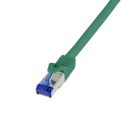 LogiLink C6A015S RJ45 Netwerkkabel, patchkabel CAT 6A S/FTP 0.25 m Groen 1 stuk(s)