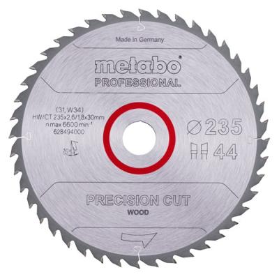 Metabo 628494000 Cirkelzaagblad 235 x 30 x 2.6 mm Aantal tanden: 44 1 stuk(s)
