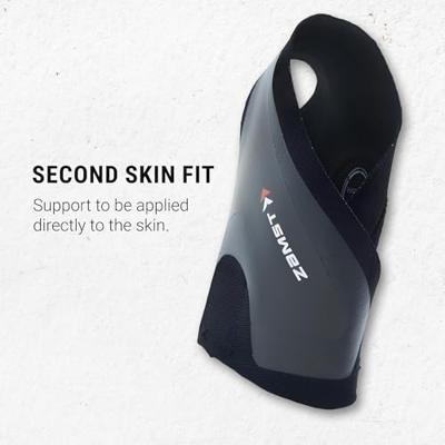 Zamst Filmista Dunne Enkelbrace - S - Links - Zwart