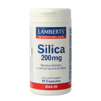 Kiezelzuur uit bamboe (silica 200mg) 90 Vegetarische capsules - thumbnail