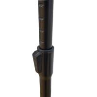 Europel info vloerstandaard Economy, lijst 25 mm, A3, zwart - thumbnail