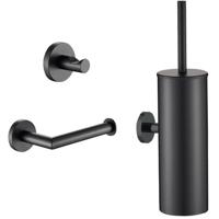 Plieger Vigo toiletset hang/staand - Mat zwart PL-S02MB - thumbnail