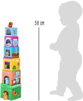 Small Foot stapeltoren met dieren - thumbnail