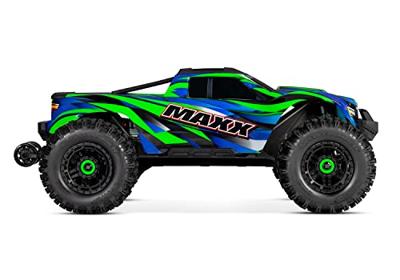 Traxxas MAXX Wide Groen 1:10 RC auto Monstertruck 4WD RTR 2,4 GHz