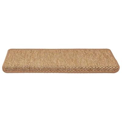 Trapmatten zelfklevend 15 st sisal-look 65x21x4 cm oranje - thumbnail