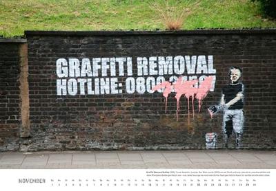 Banksy Kalender 2026 Groot