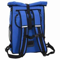 VidaXL Fietstas blauw 31 x 13 x 58 cm polyester - thumbnail