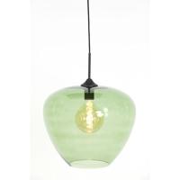 Light & Living Glazen hanglampMayson Ø 40cm - groen glas - 2952481 - thumbnail