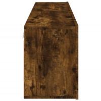 Tv-meubels 2 st wandgemonteerd 80x30x41 cm gerookt eikenkleurig - thumbnail