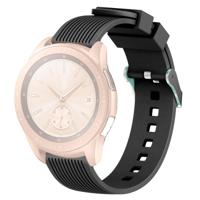 Verticale Nerf polsband horlogeband voor Galaxy Watch 42mm (zwart) - thumbnail