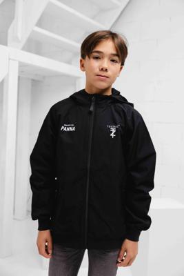 Touzani Beni Windjack Kids Zwart Wit Touzani Beni Windjack Kids Zwart Wit