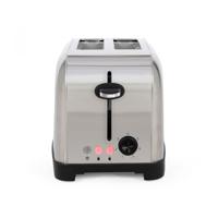 Broodrooster voor 2 sneetjes - LIVOO - DOD196 - 850 W - Verstelbare thermostaat: 7 standen - Roestvrij staal - thumbnail