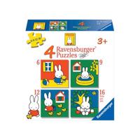 Ravensburger nijntje puzzelset - 6 + 9 + 12 + 16 stukjes - thumbnail