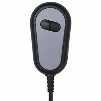 Massagestoel elektrisch stof zwart - thumbnail