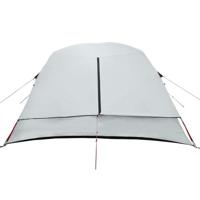 Gezinstentcabine 6-persoons verduisterende stof wit waterdicht - thumbnail