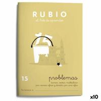 Wiskundeschrift Rubio Nº15 A5 Spaans 20 Lakens (10 Stuks) - thumbnail