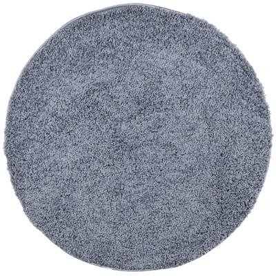 VidaXL Vloerkleed pamplona shaggy hoogpolig modern ø 200 cm blauw