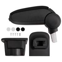 VidaXL Armsteun 16x35x(30-49) cm abs zwart - thumbnail