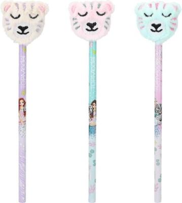 Topmodel Potlood Met knuffel Topper Fantasy Tiger Topmodel Potlood Met knuffel Topper Fantasy Tiger
