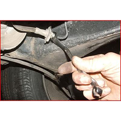 KS Tools 517.0263 Open dubbele ringsleutel, haaks, 16 x 18 mm