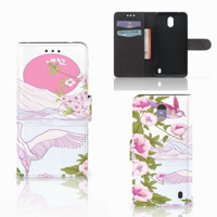 Nokia 2 | Telefoonhoesje | Met pasjeshouder | Bird Standing - thumbnail