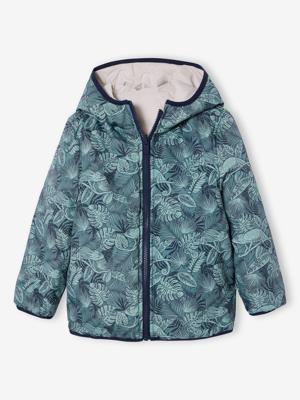 Licht omkeerbaar donsjack voor jongens groen