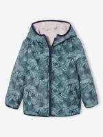 Licht omkeerbaar donsjack voor jongens groen - thumbnail