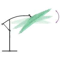 VidaXL Parasol met stalen paal 269x269x235 cm groen - thumbnail