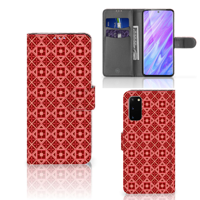 Samsung Galaxy S20 | Telefoon Hoesje | Batik Rood - thumbnail
